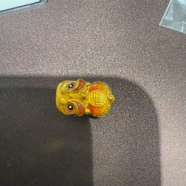 周大生足金醒狮转运珠