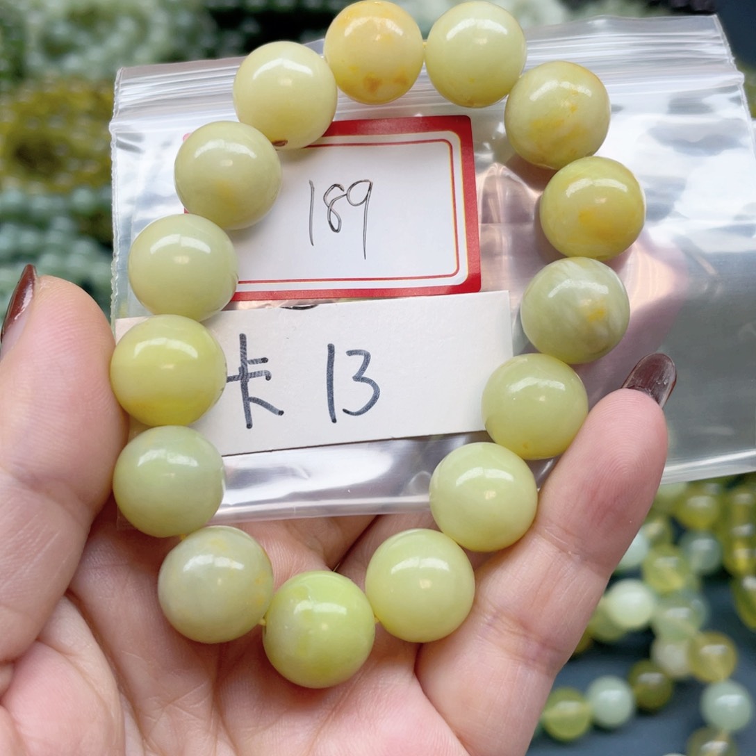 未镶嵌蛇纹石玉手串