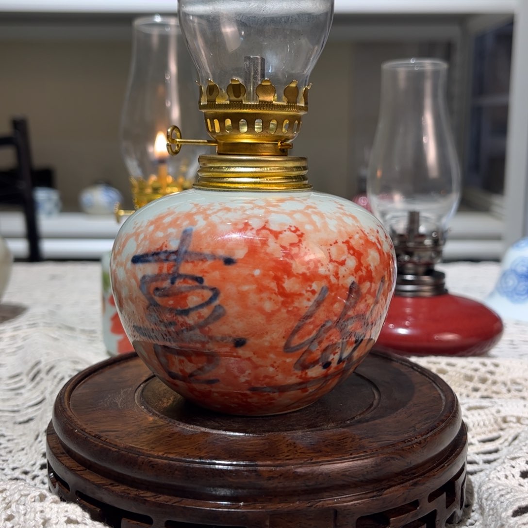 摆件景德镇陶瓷香薰灯