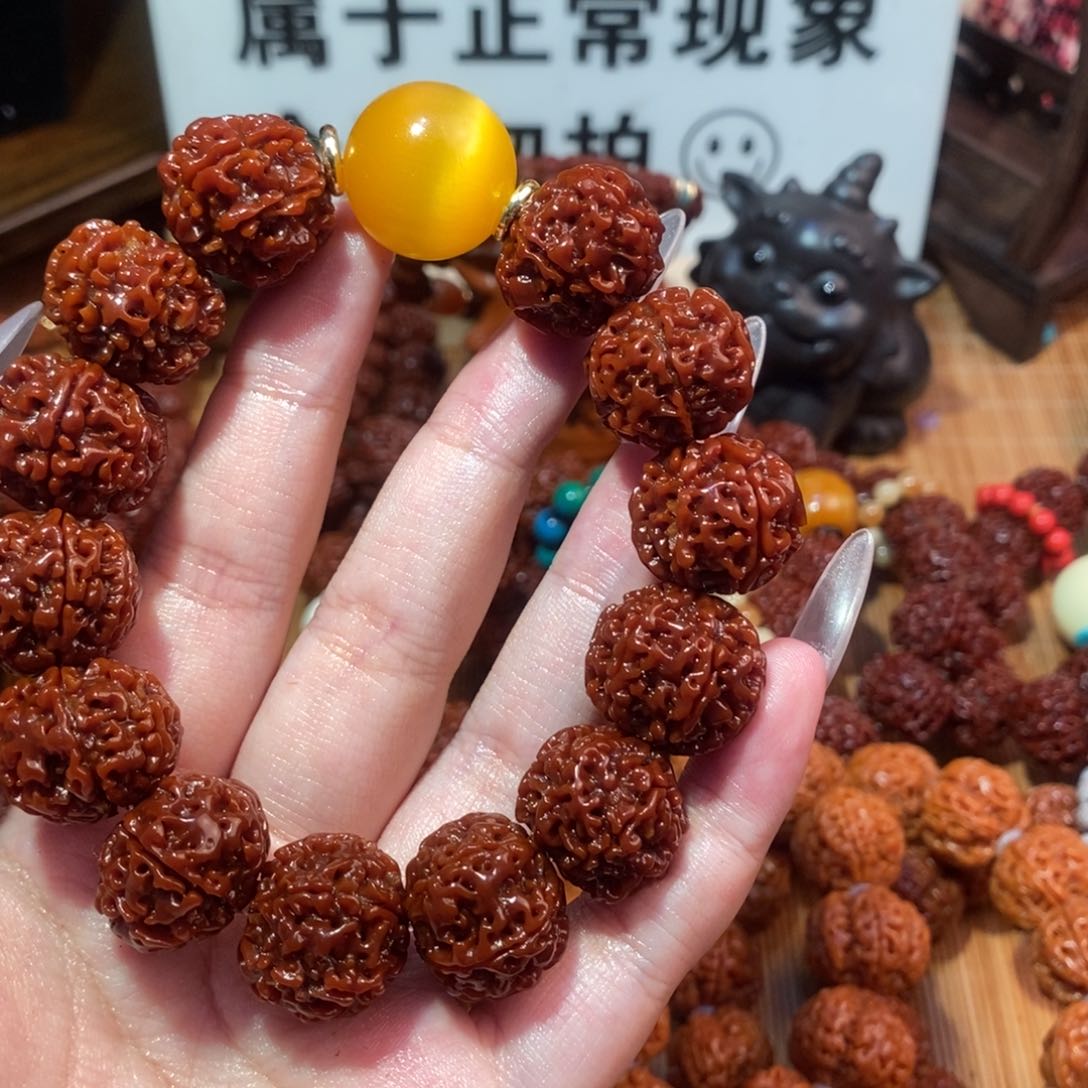 金刚菩提手串206配饰黄