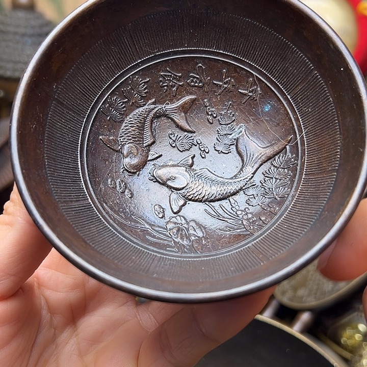 铜器摆件老王直播间