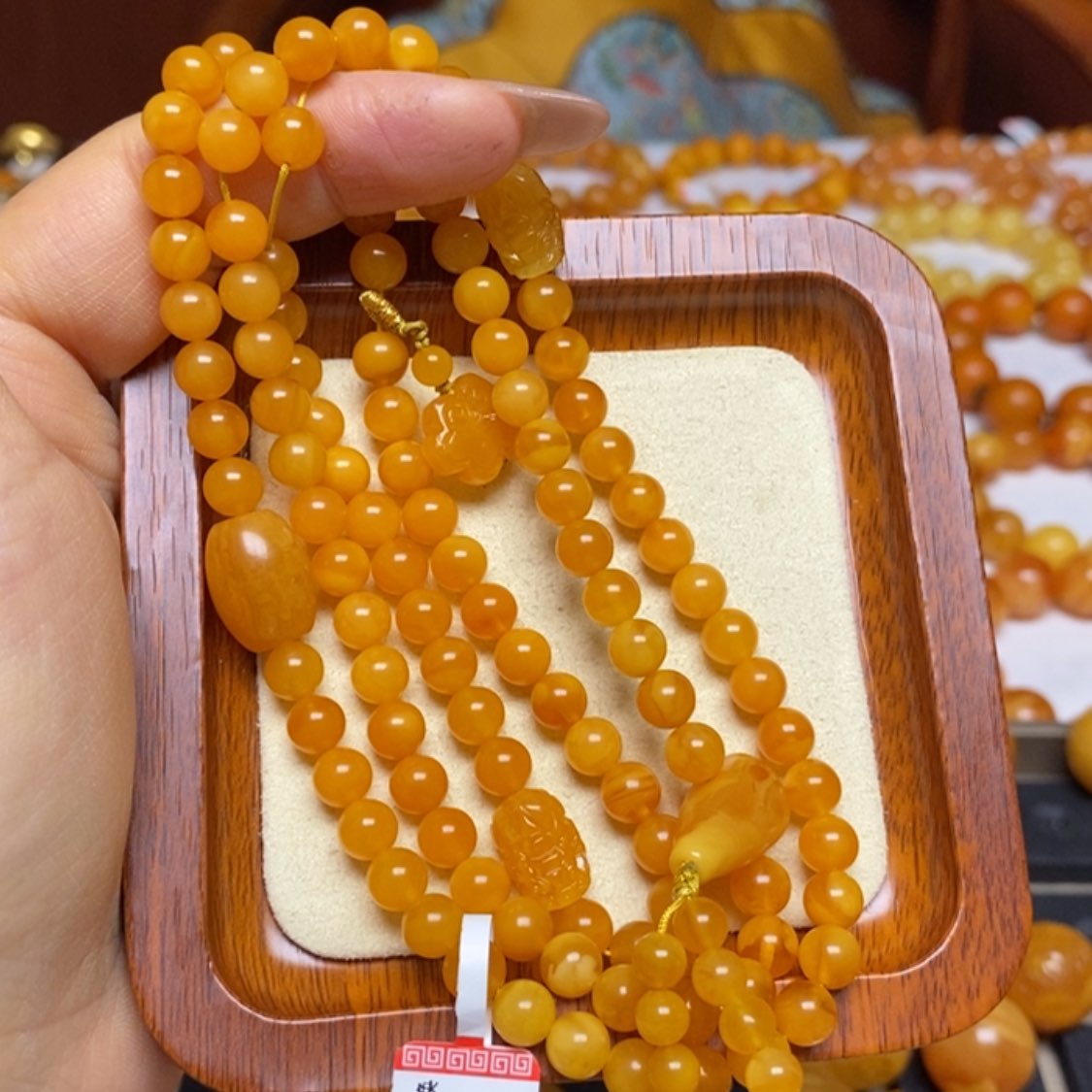 【闪购商品】蜜蜡手链未镶嵌手串