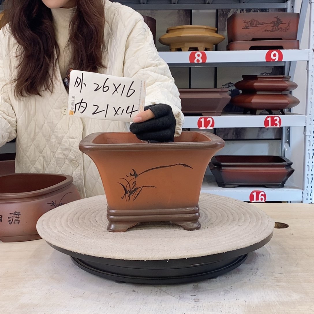 紫砂花盆紫砂花盆