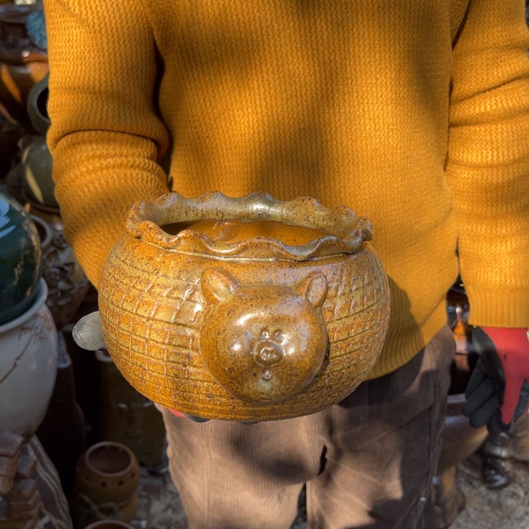 红陶高10口1 5无孔