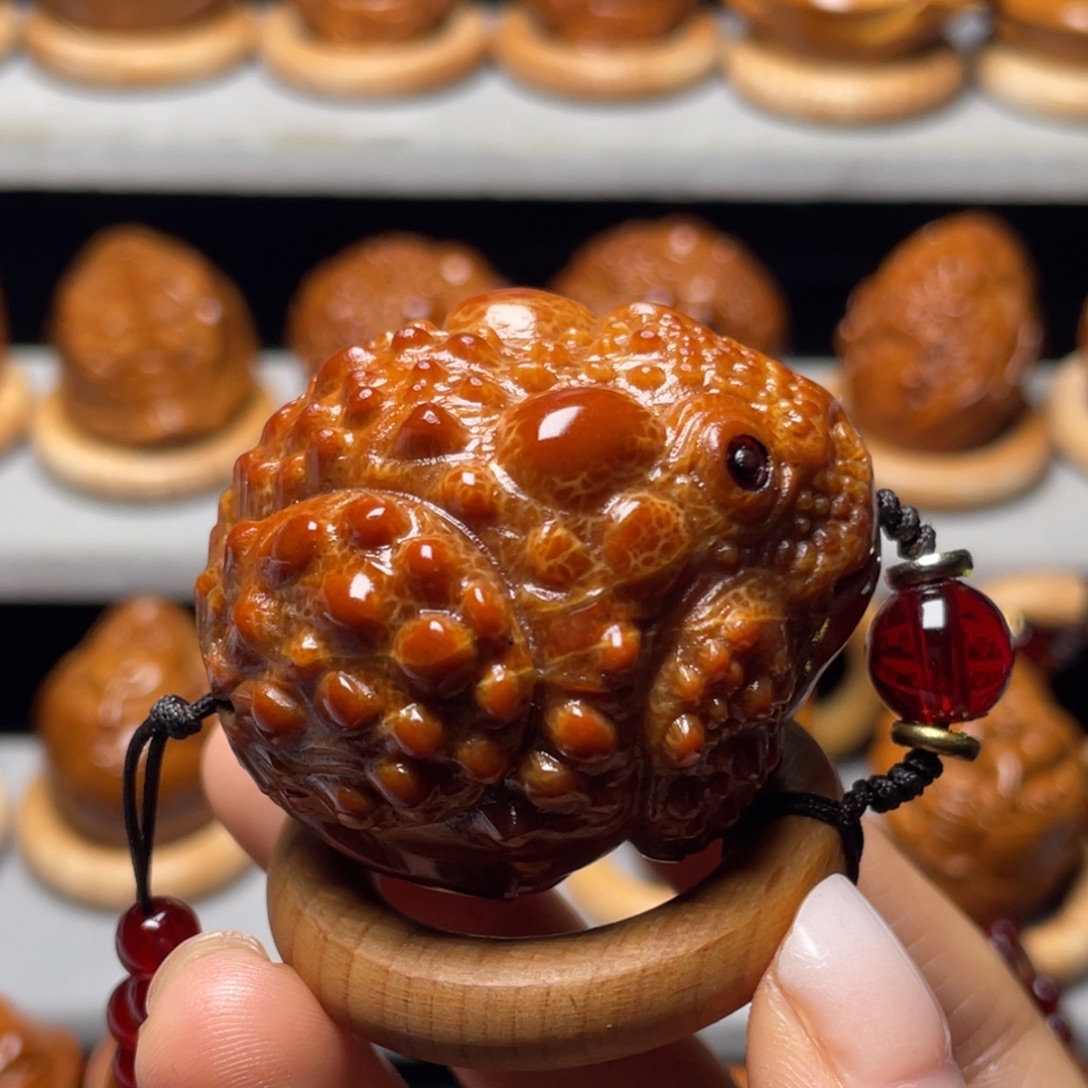 手串/手链橄榄核金蟾单籽3.5