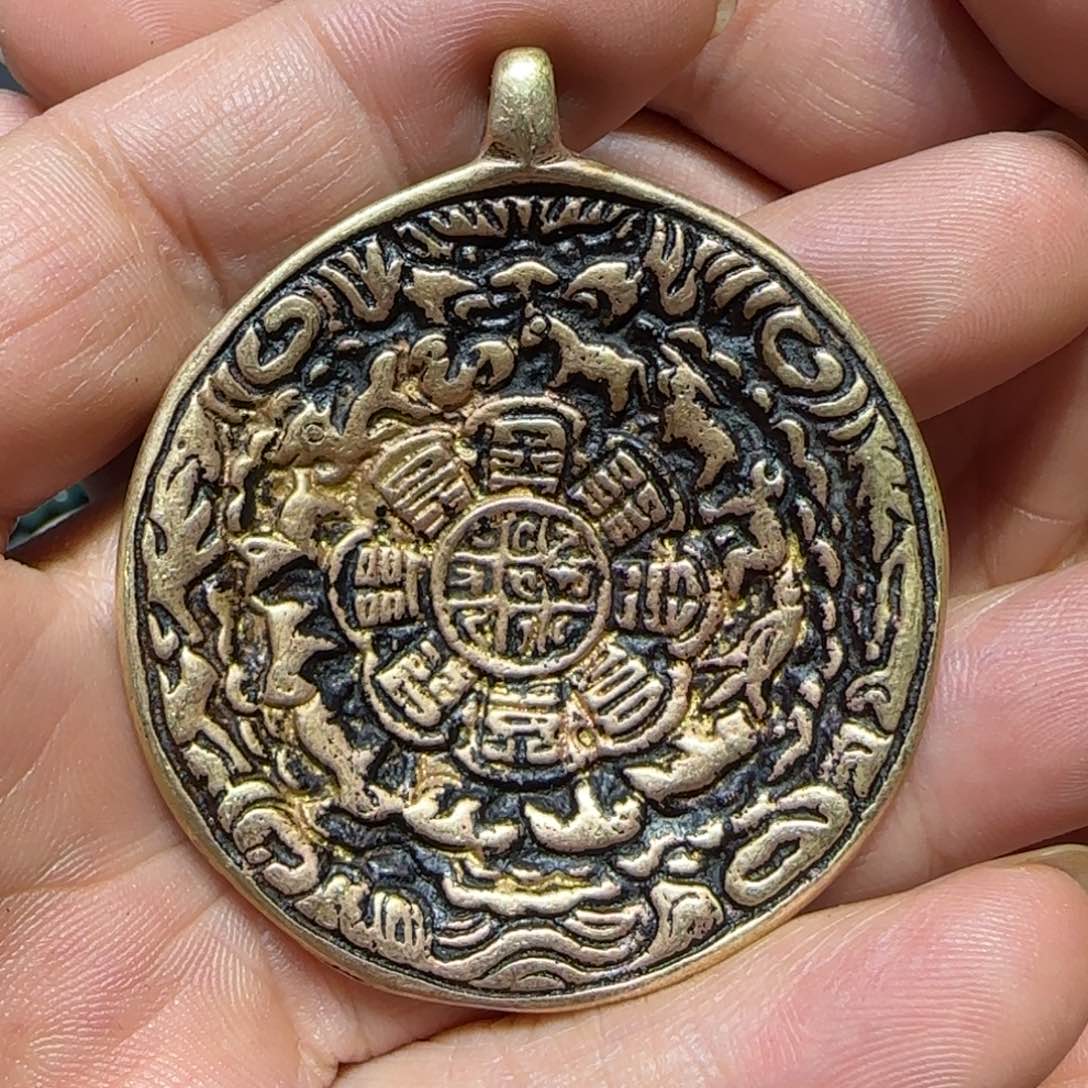 精品立马铜九宫牌