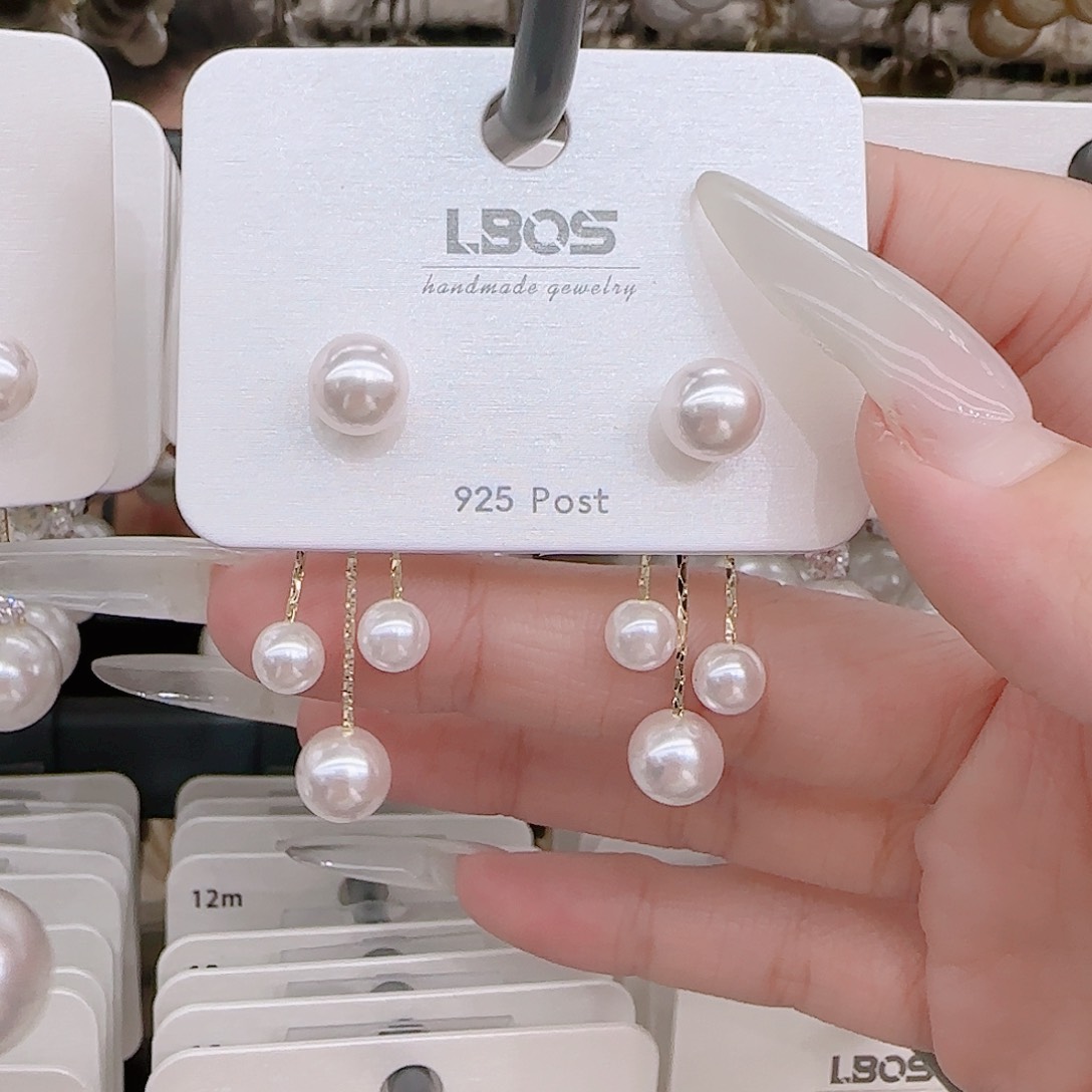 锆石铜合金925银耳环