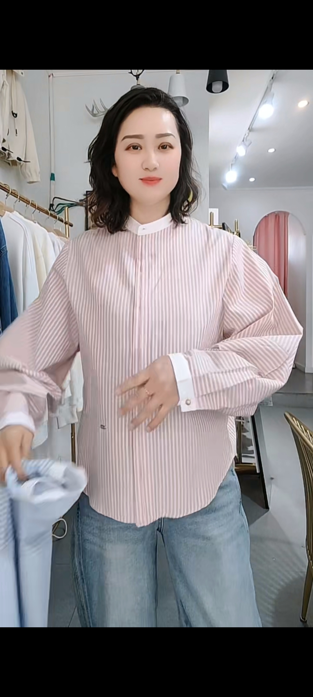 玲子家  小众设计感时尚百搭宽松韩版长袖休闲衬衣