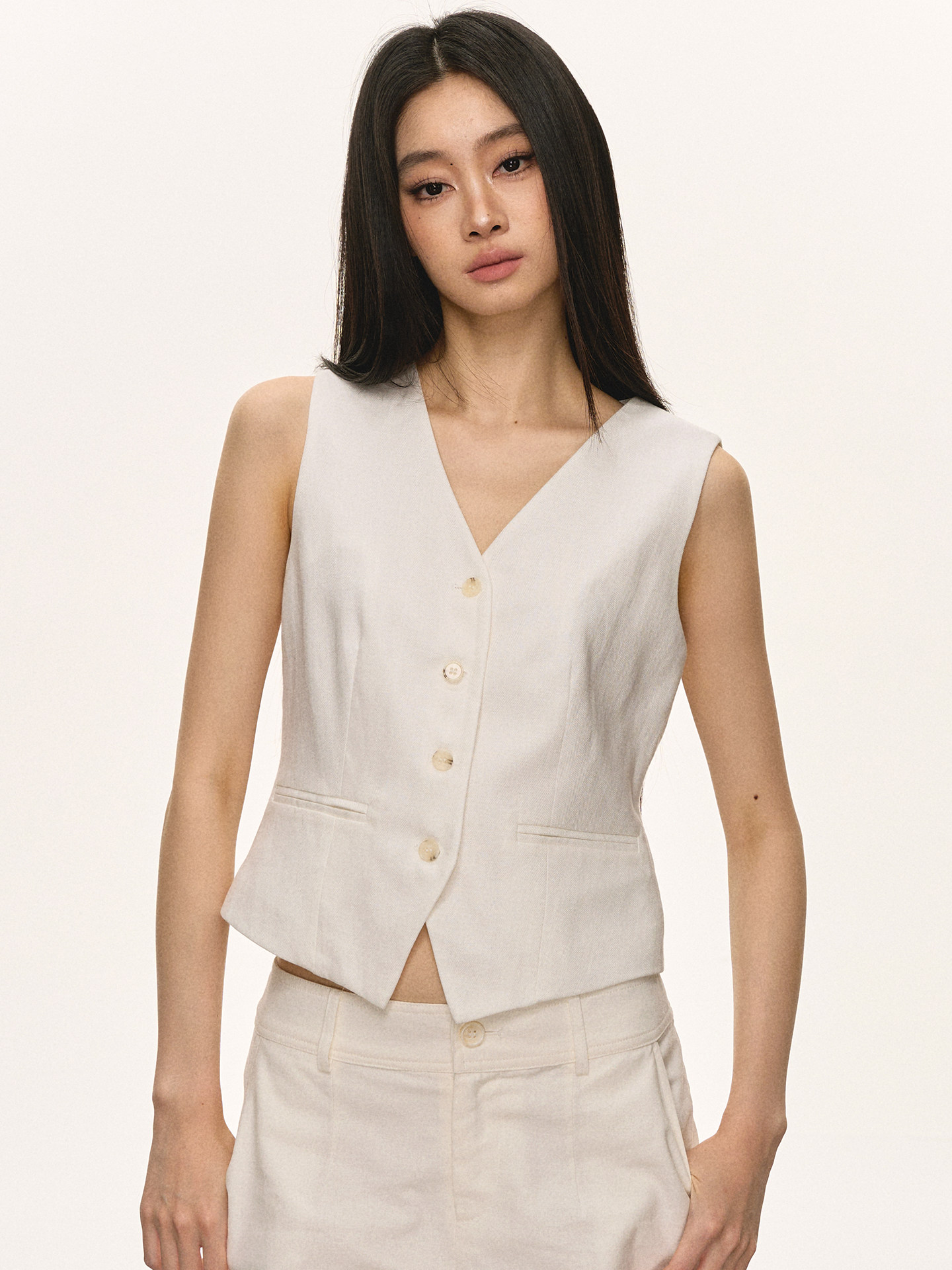 马甲背心女夏季新款外穿高级感气质短款无袖上衣