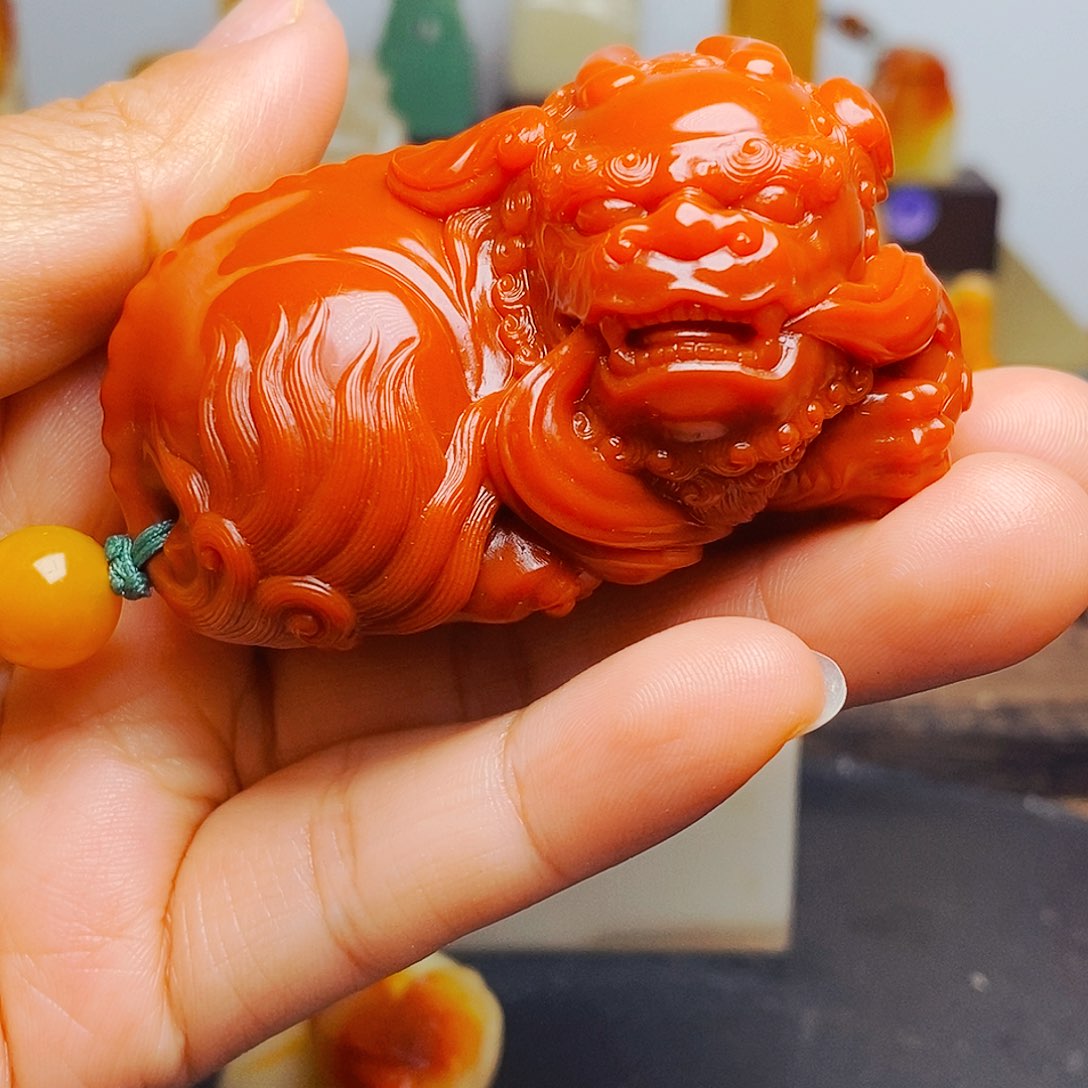 卖***徐寿山石印石瑞兽呈祥