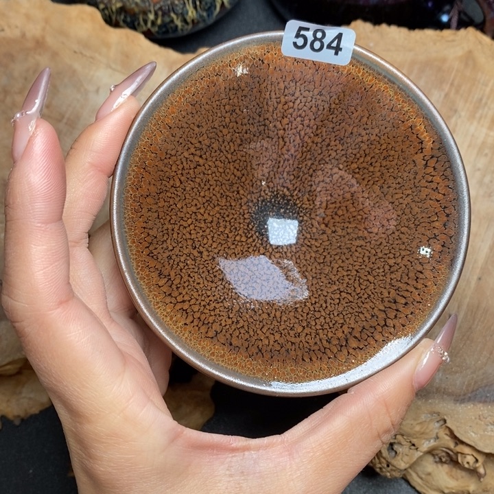 茶盏建窑建盏主人杯584微瑕
