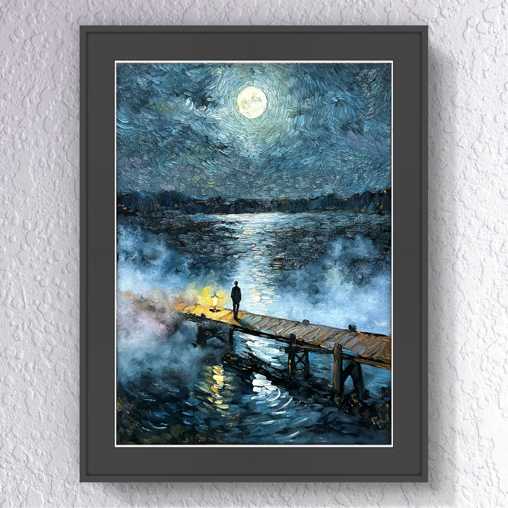 《余•涩》油画30✖️40无框