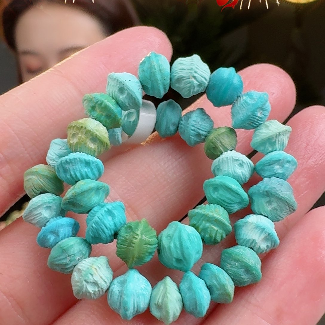 绿松石珠宝奇石未镶嵌