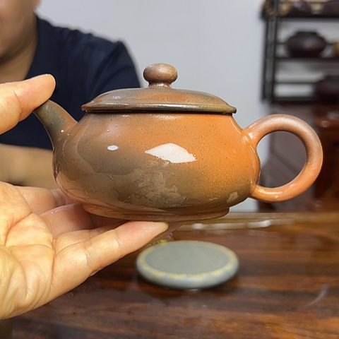 戬谷龙窑柴烧茶壶4