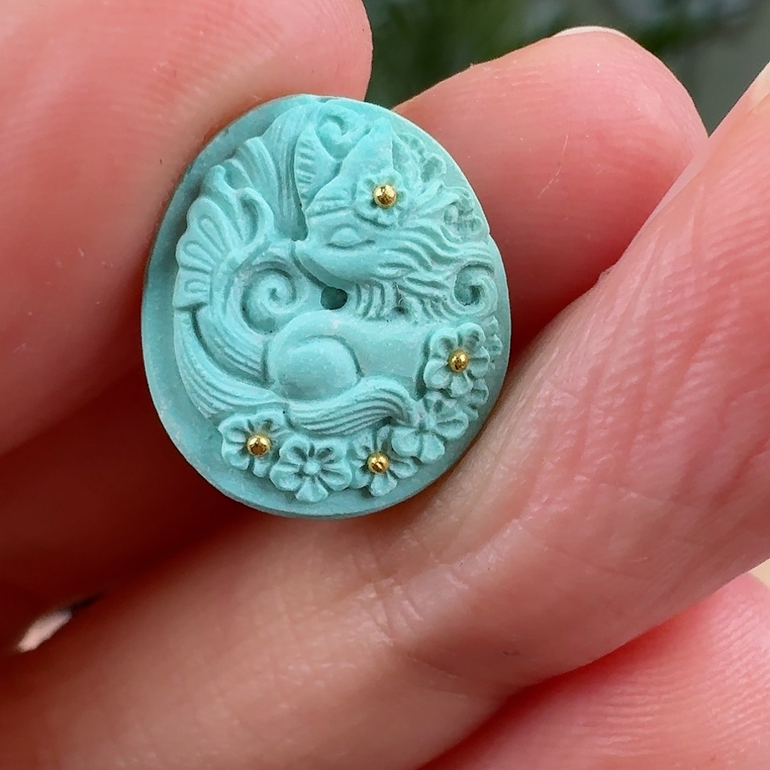 绿松石珠宝奇石未镶嵌