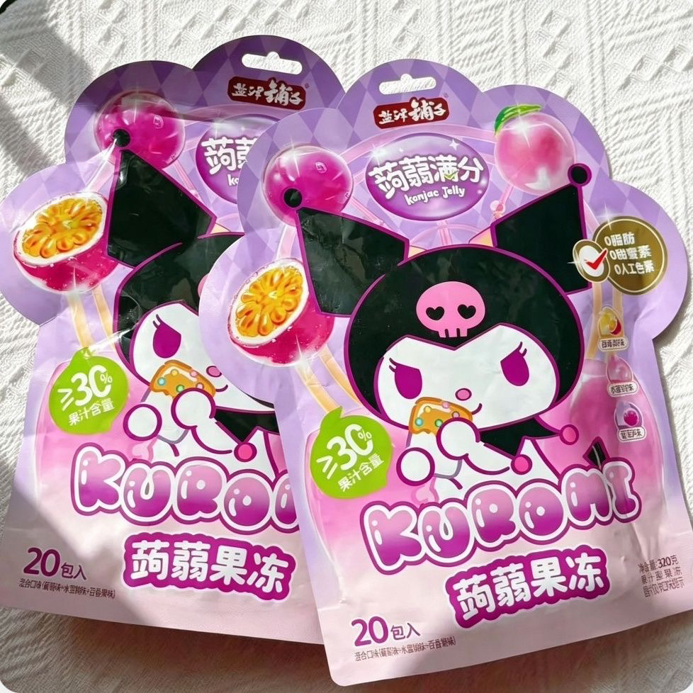 【临期】临期8月15号到期盐津铺子蒟蒻果冻库洛米吸吸果冻零食网红