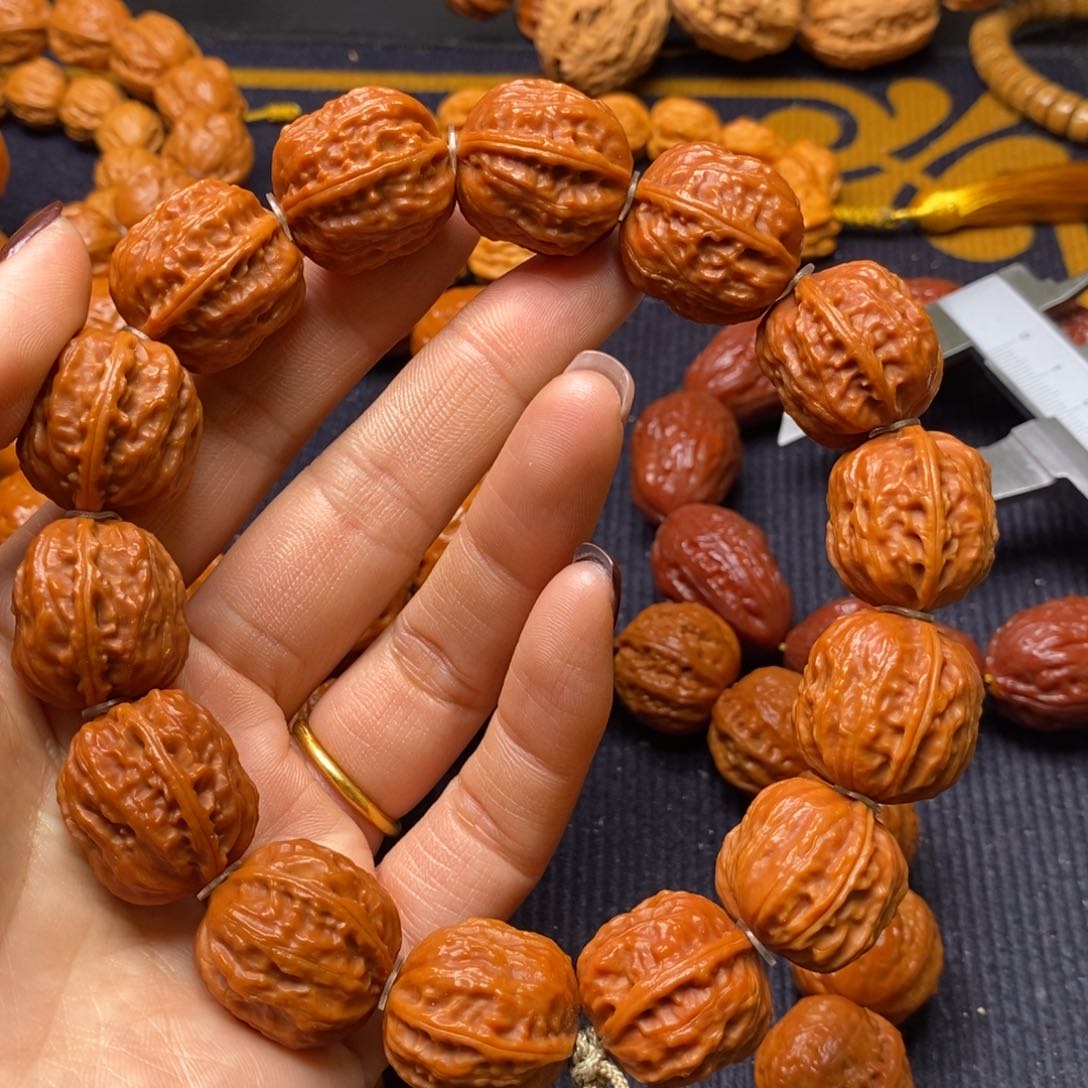 【闪购商品】吊坠文玩核桃鞠*柒八棱方墩手持