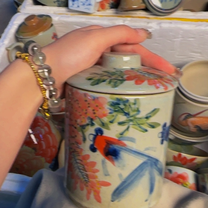 瓷片景德镇陶瓷手工手绘