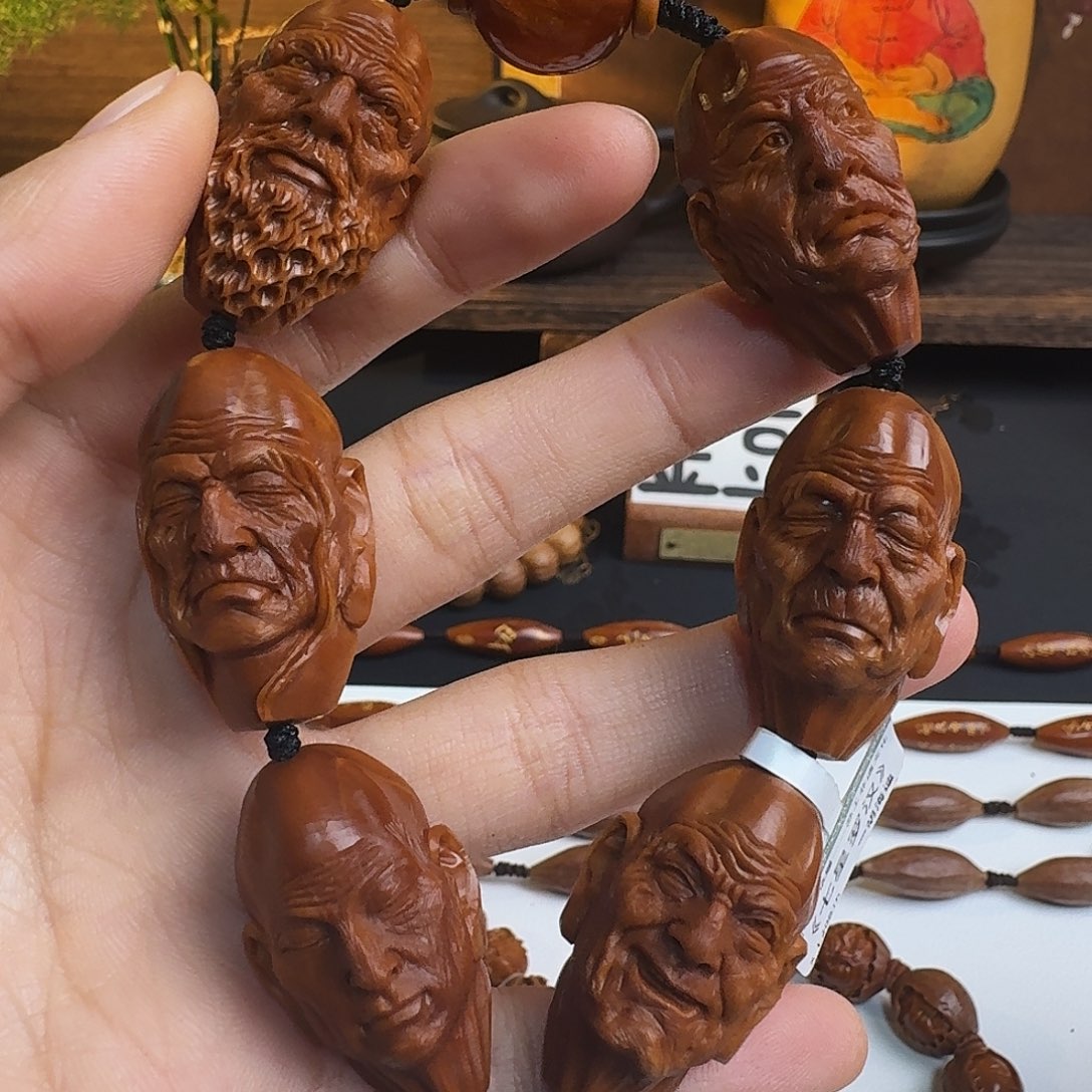橄榄核手串/手链七星罗汉