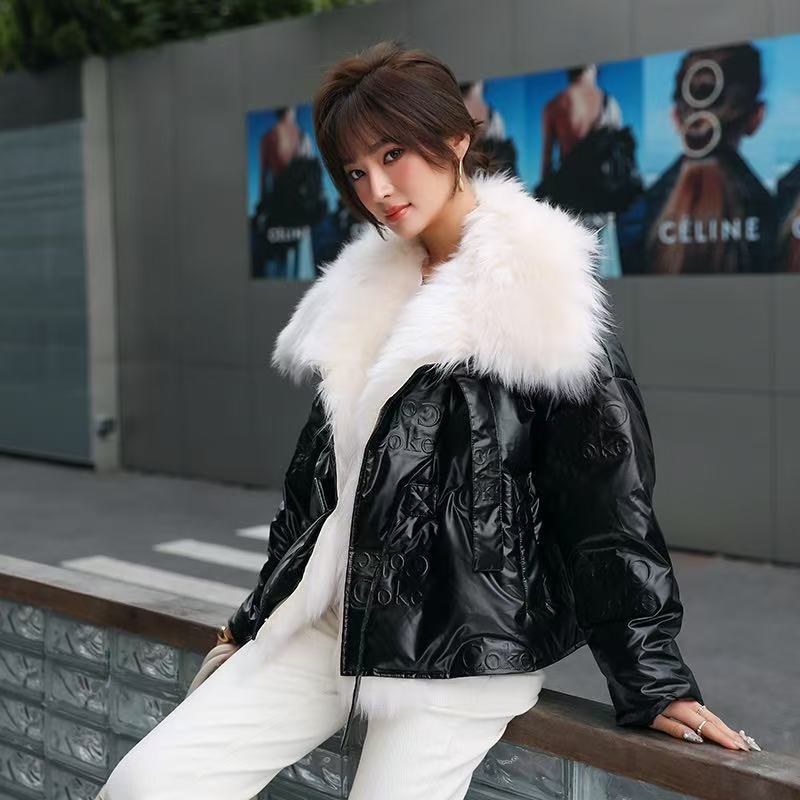 鹅绒服洋气女升级款鹅绒外套气质时尚休闲长款修身