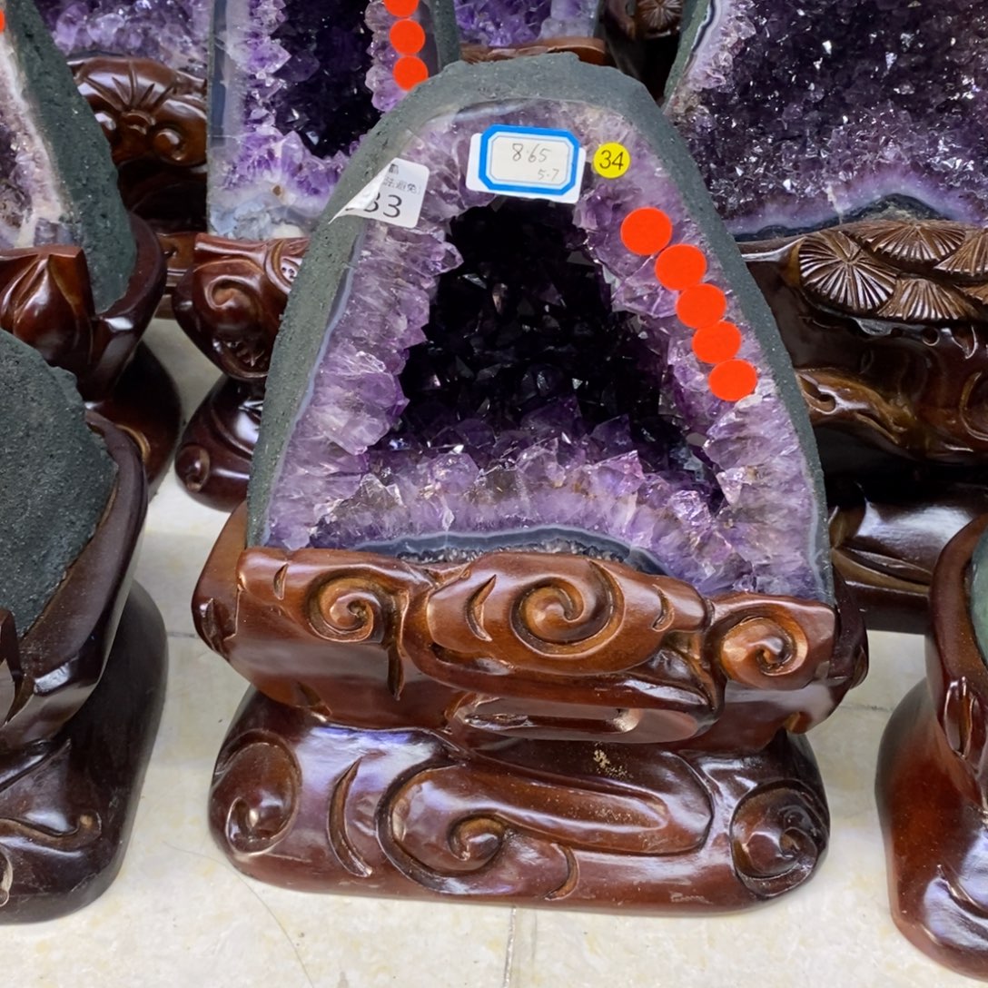 大型摆件（非配饰）紫晶未镶嵌莹