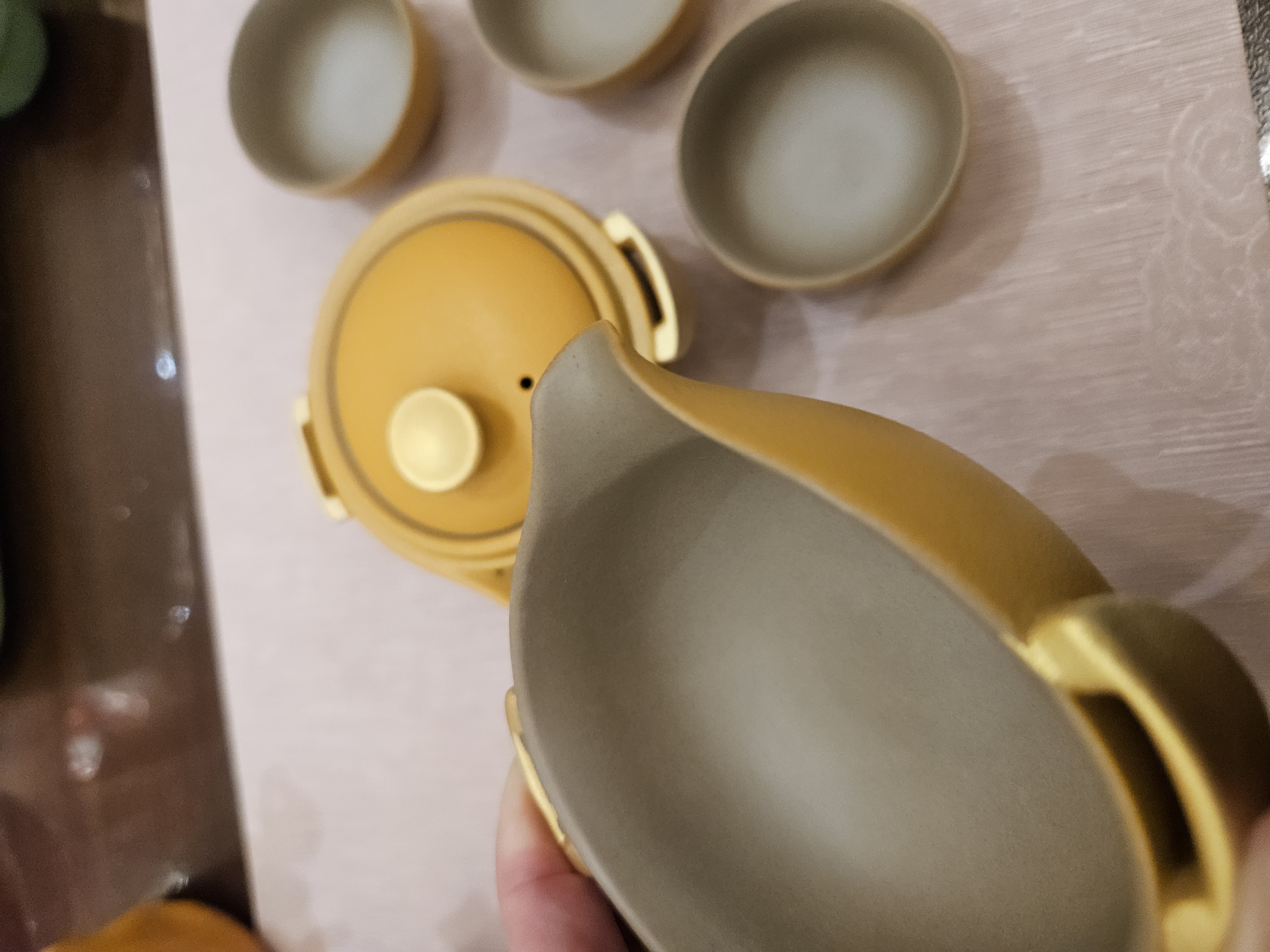 黑胎瓷旅行茶具便携式户外露营泡茶器