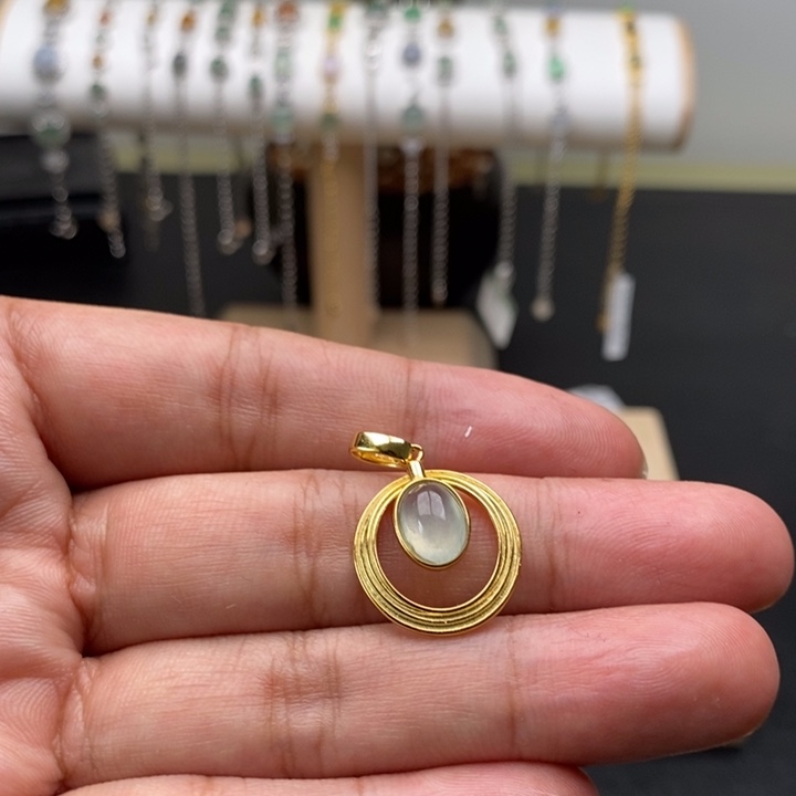 翡翠戒指银S925镶嵌魏*1111