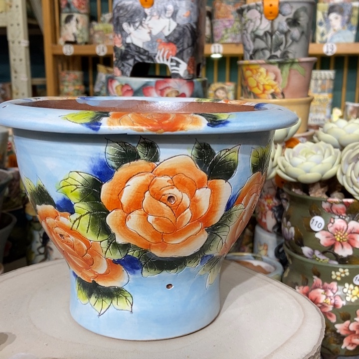 红陶景德镇艺术手绘作品