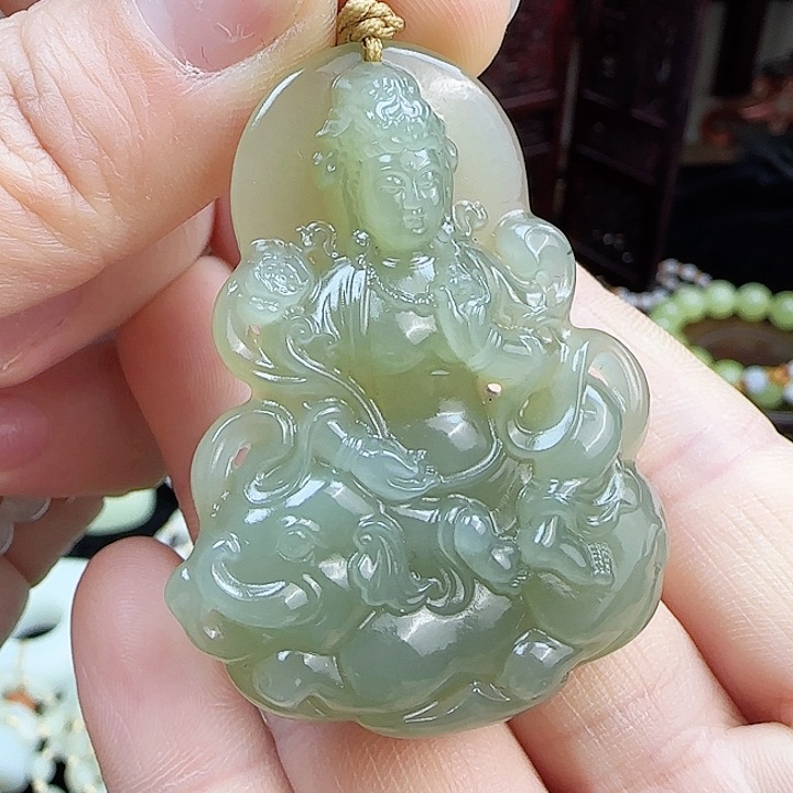 和田玉挂件未镶嵌定制发货