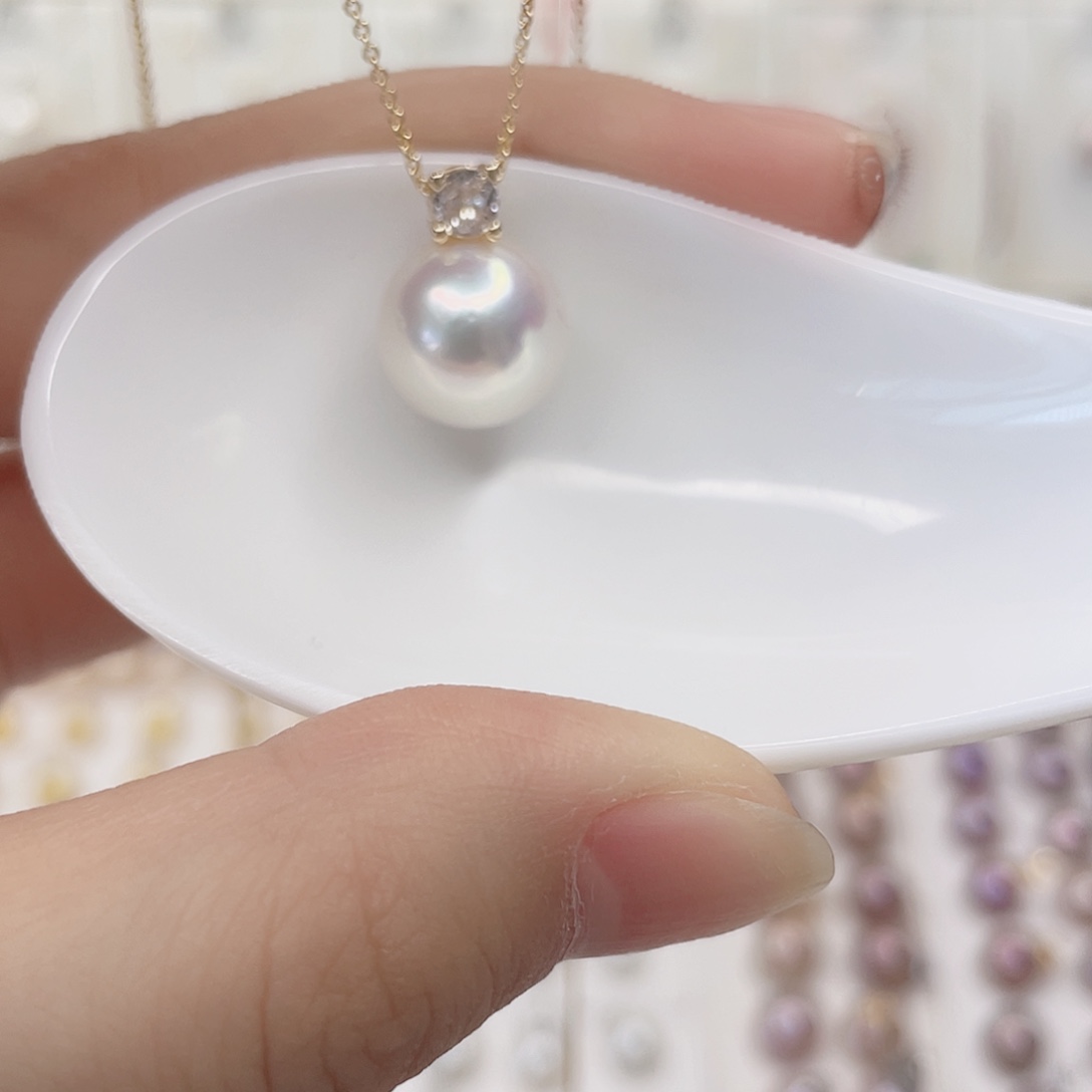 淡水珍珠吊坠(赠链)合金