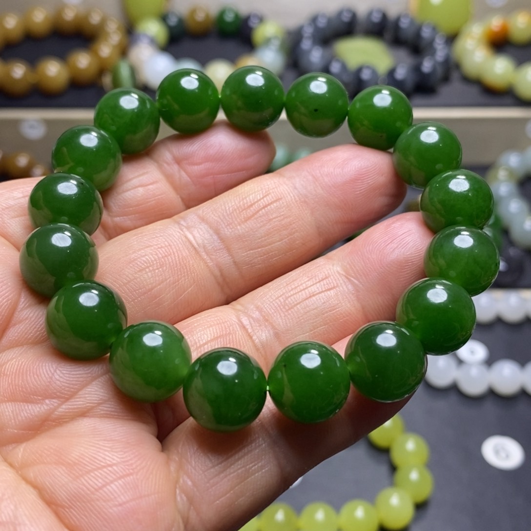 和田玉手串未镶嵌