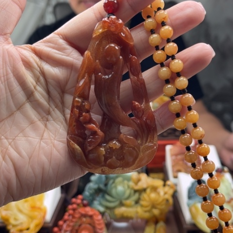 岫玉挂件未镶嵌挂件