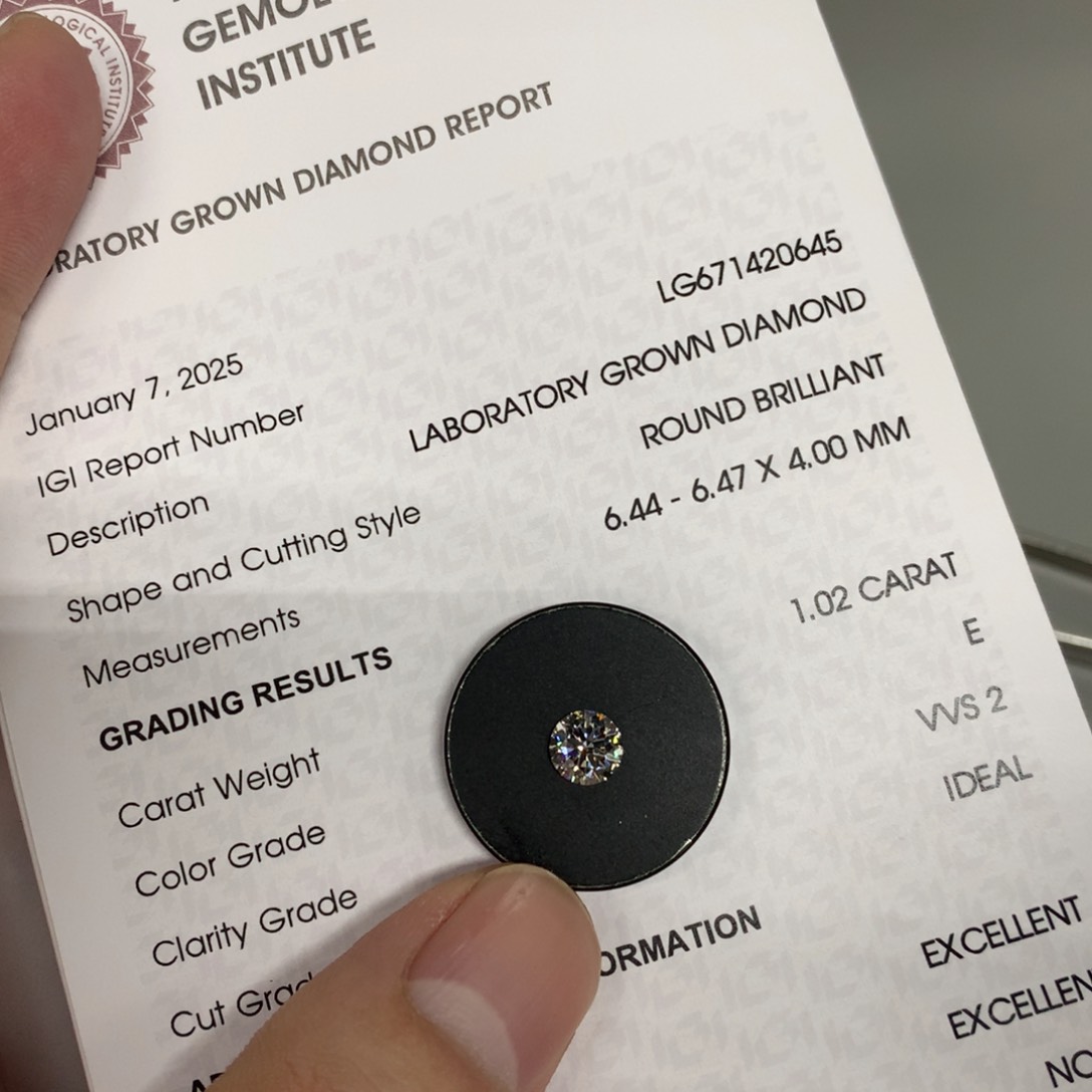 实验室培育钻石裸石未镶嵌