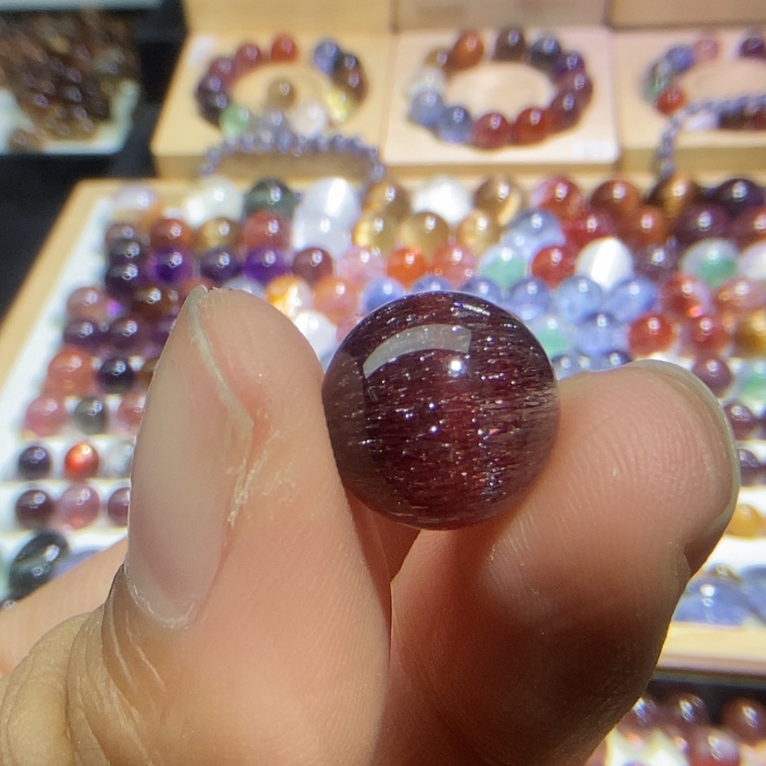 皮***Q水晶珠宝半成品未镶嵌超七单珠