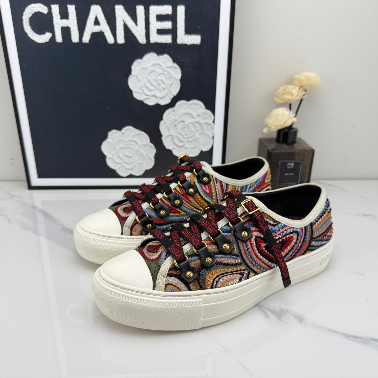 95新 DIOR/迪奥 DIOR迪奥 Walk'n'Dior 情人限量款鞋36码/jm01788
