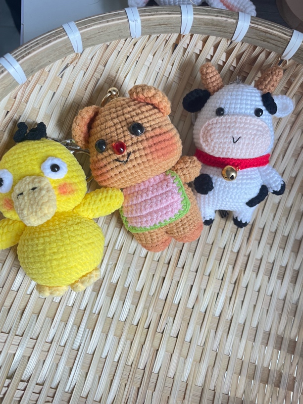 毛线手工钩织挂件摆件