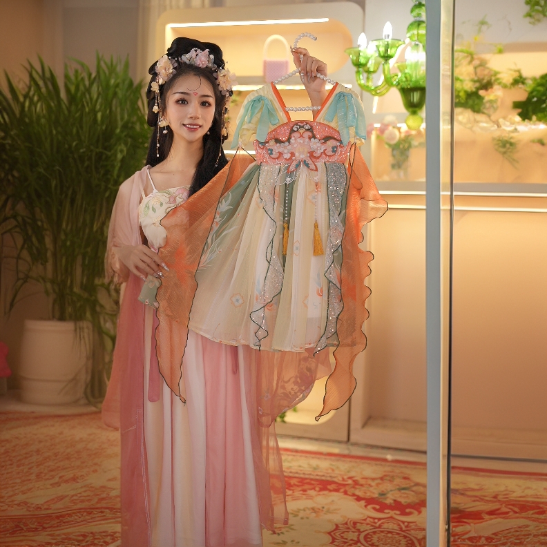 W【纸鸢逸梦】2025新款女童国风仙气中国风夏季汉服2533