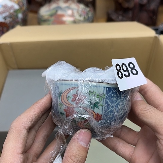 瓷片摆件工艺品瓷器摆件777 