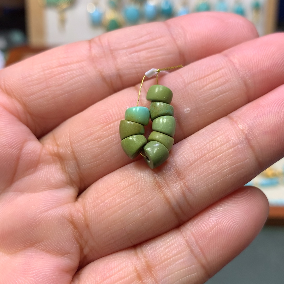 未镶嵌绿松石大肠5mm