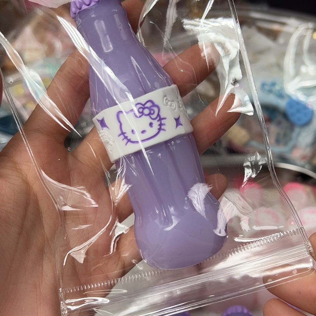 硅胶紫色夜光KT可乐瓶75g