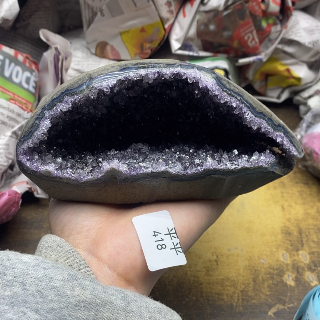 紫晶乌拉圭未镶嵌