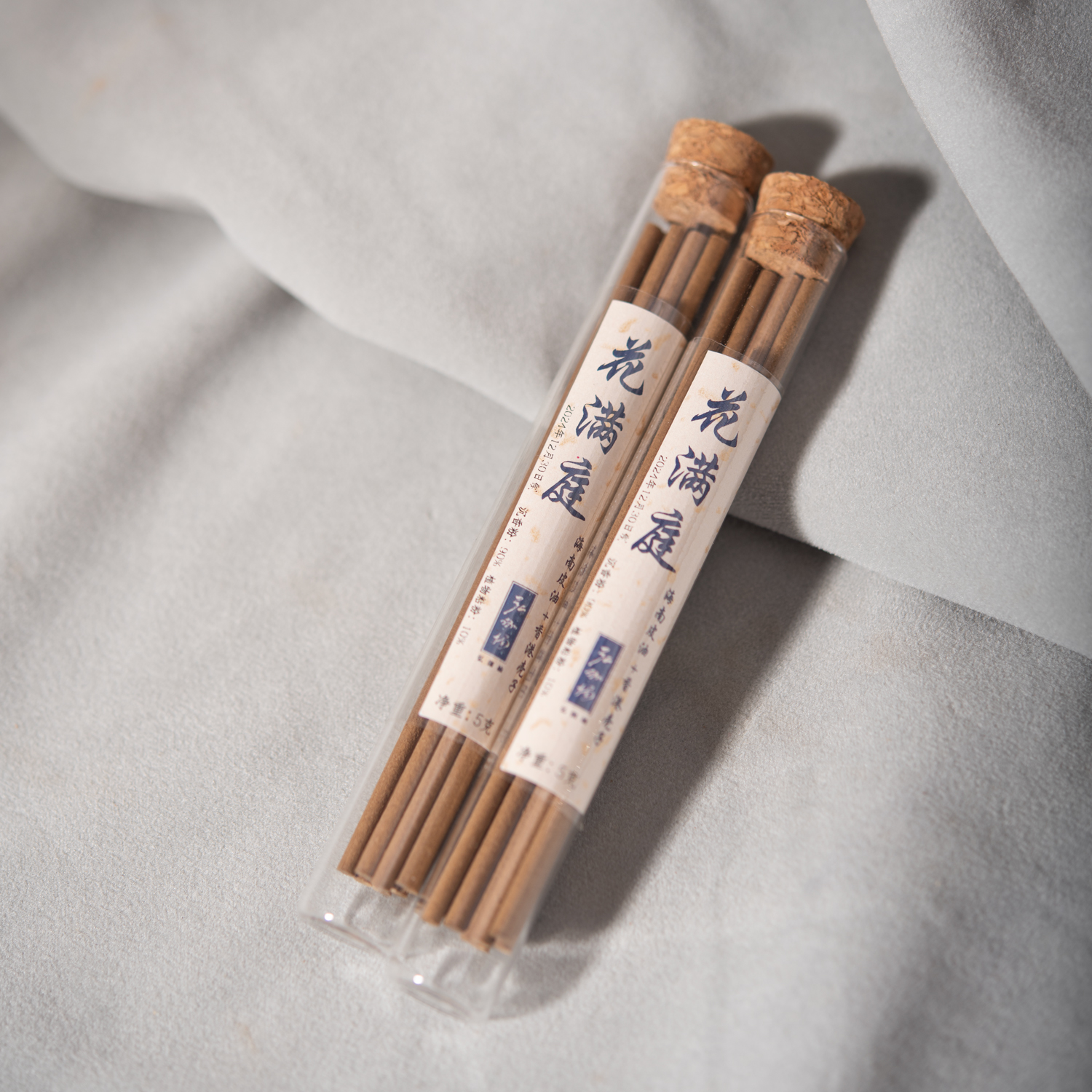 【弘伽楠】花满庭·海南皮油+香港壳子沉香线香5克*2管单方香 配香插