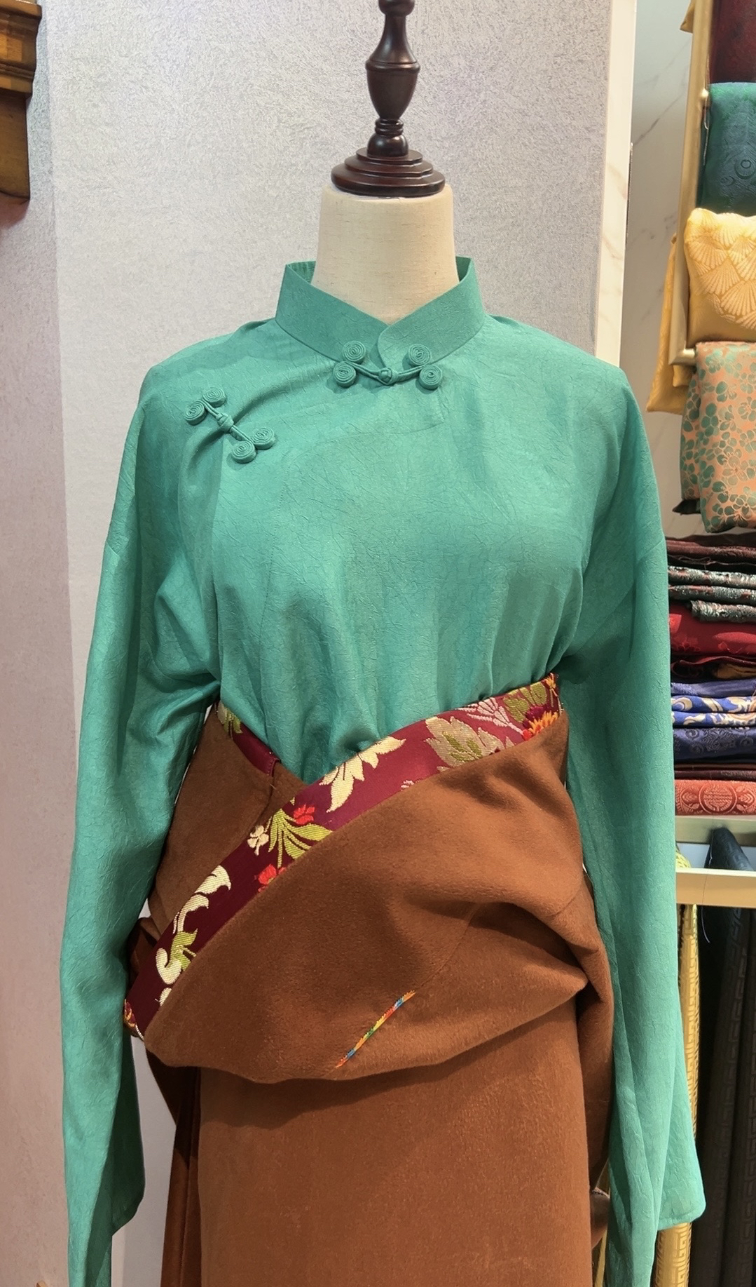 【农家姑娘服饰店】新款藏式藏袍套装民族风百搭长款时尚