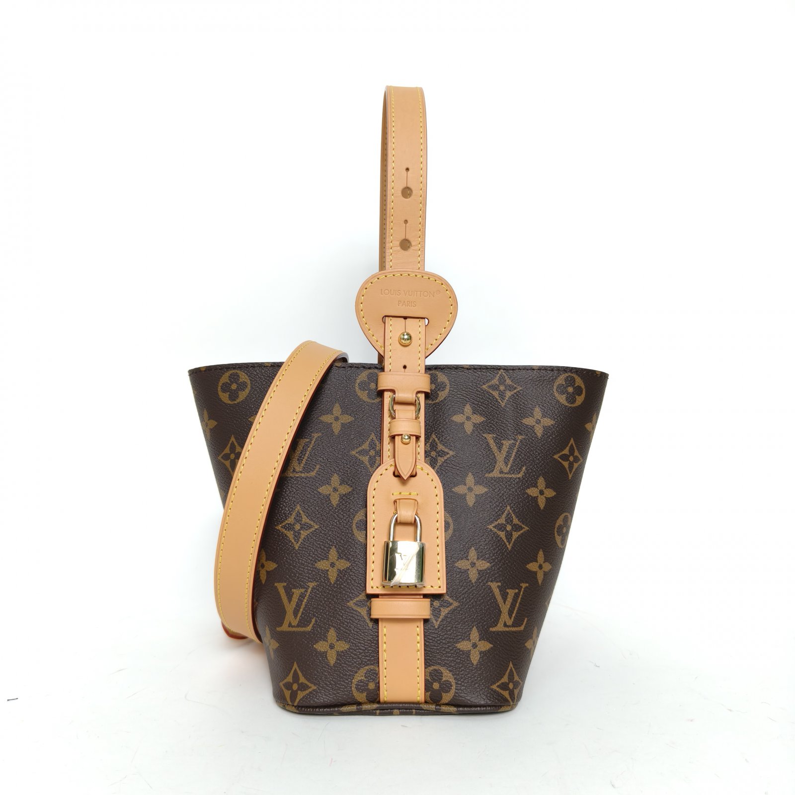 99新 LouisVuitton/路易威登 【双双】ALL IN BB小号手袋