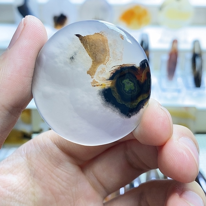 玛瑙/玉髓吊坠(不含链)未镶嵌