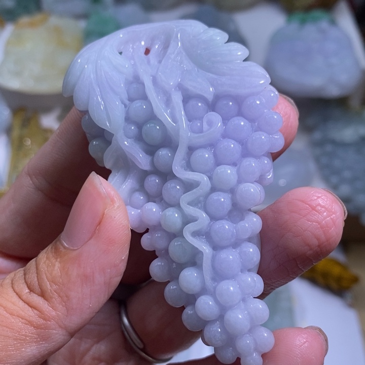 【闪购商品】颈饰未镶嵌翡翠葡萄