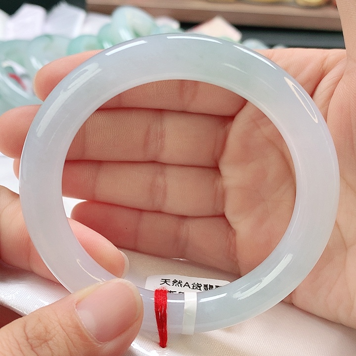 未镶嵌手镯翡翠55圆