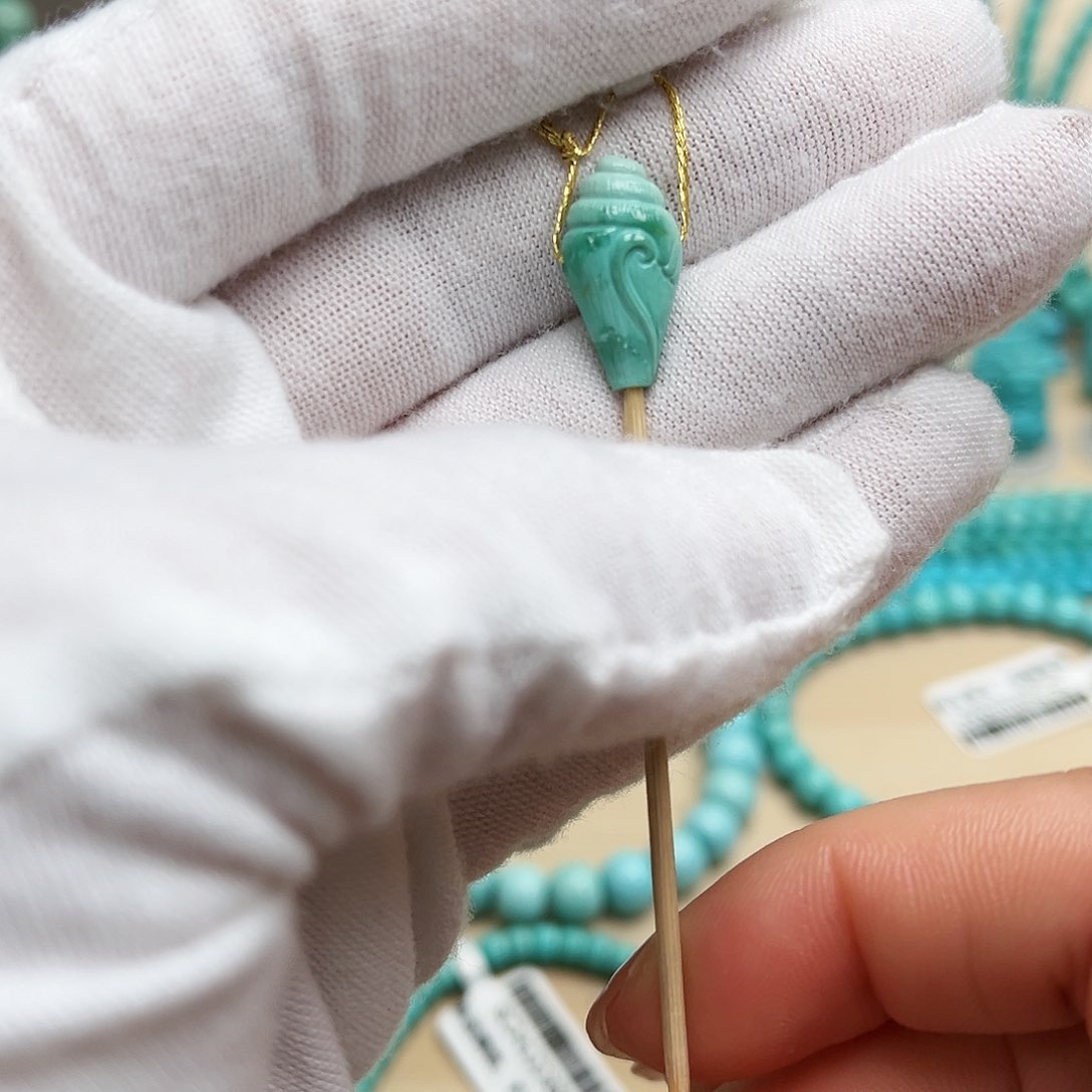 绿松石三通未镶嵌