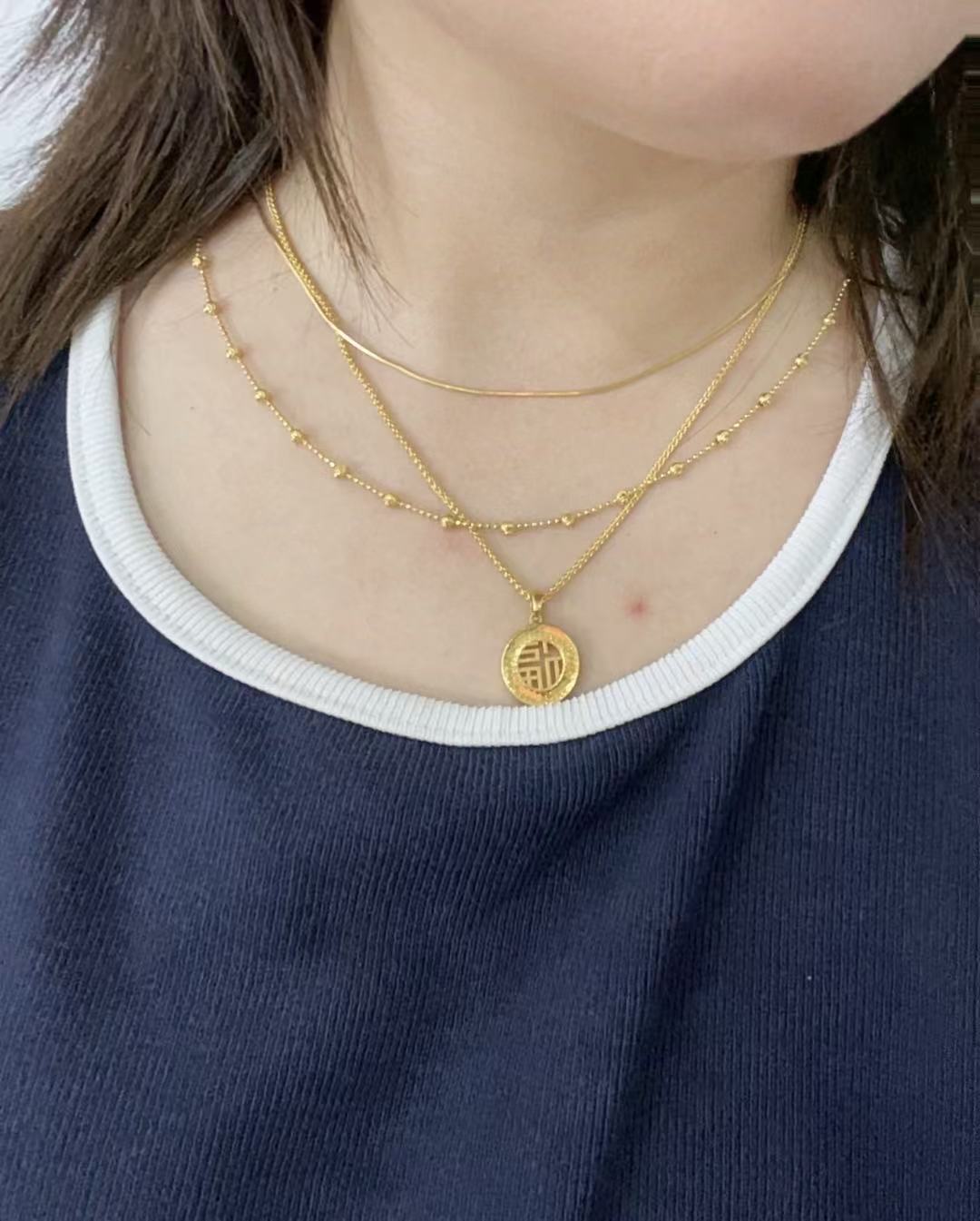 宇 正品时尚百搭经典款文创创意项链