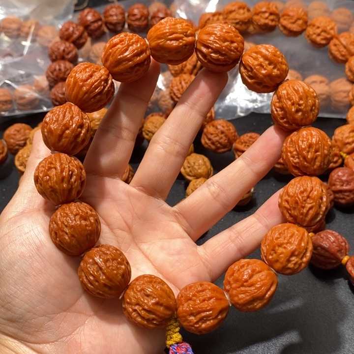 核桃荔枝纹核桃手串